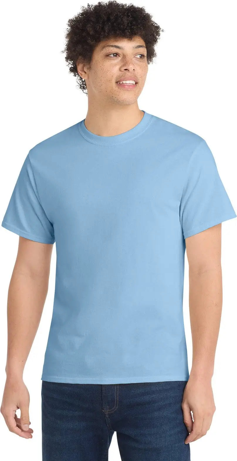 Port & Company Pc54 co Core Cotton Tee - Light Blue - Adult s