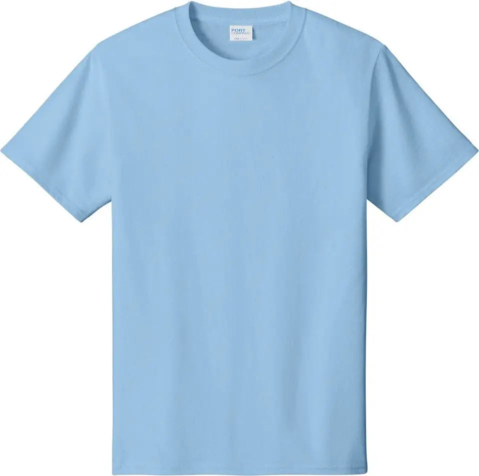 Port & Company Pc54 co Core Cotton Tee - Light Blue