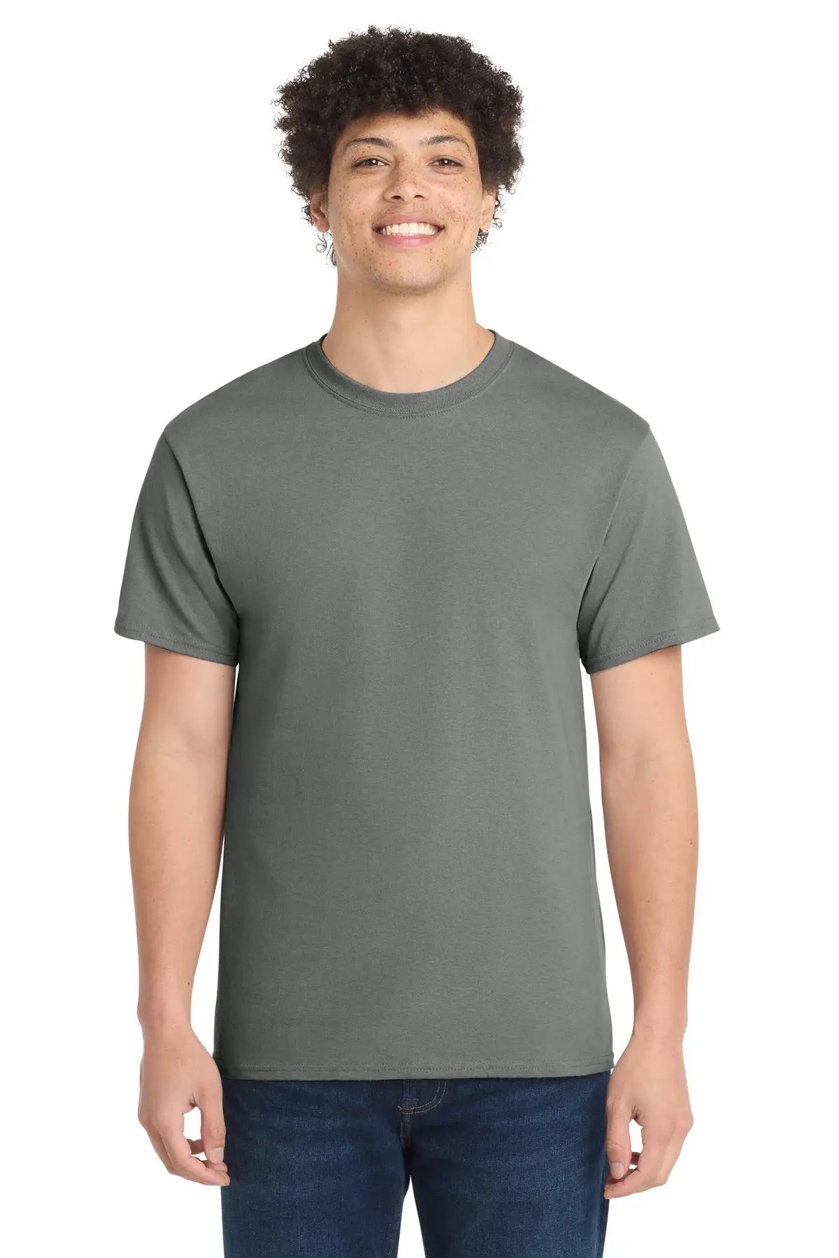 Port & Company Pc54 co Core Cotton Tee - Medium Gray - Adult s