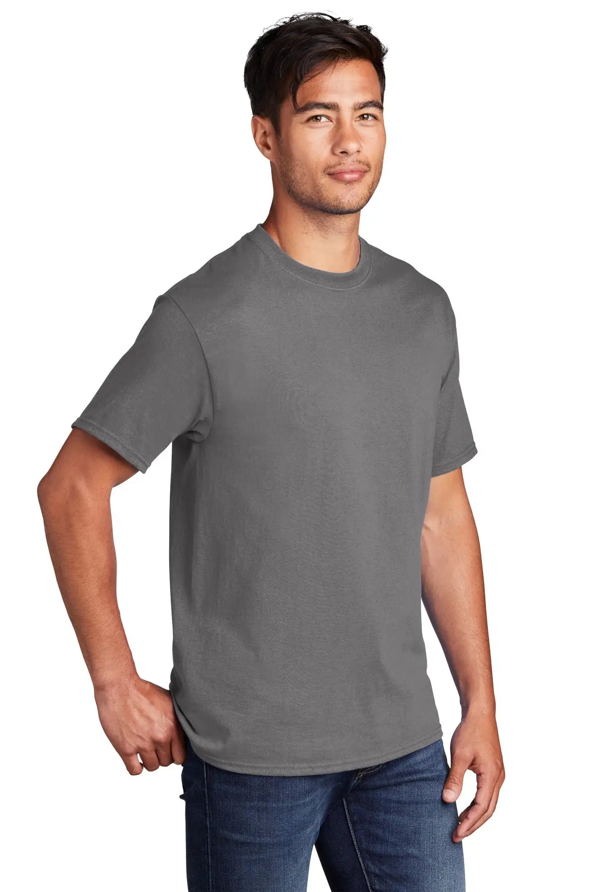 Port & Company Pc54 co Core Cotton Tee - Medium Gray