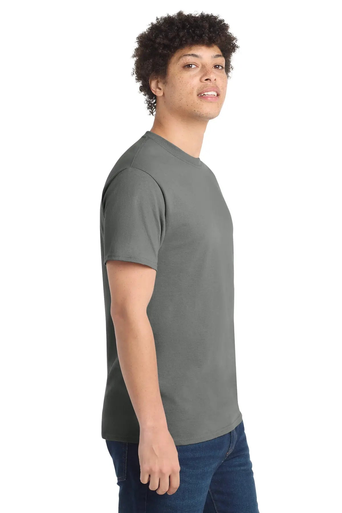 Port & Company Pc54 co Core Cotton Tee - Medium Gray