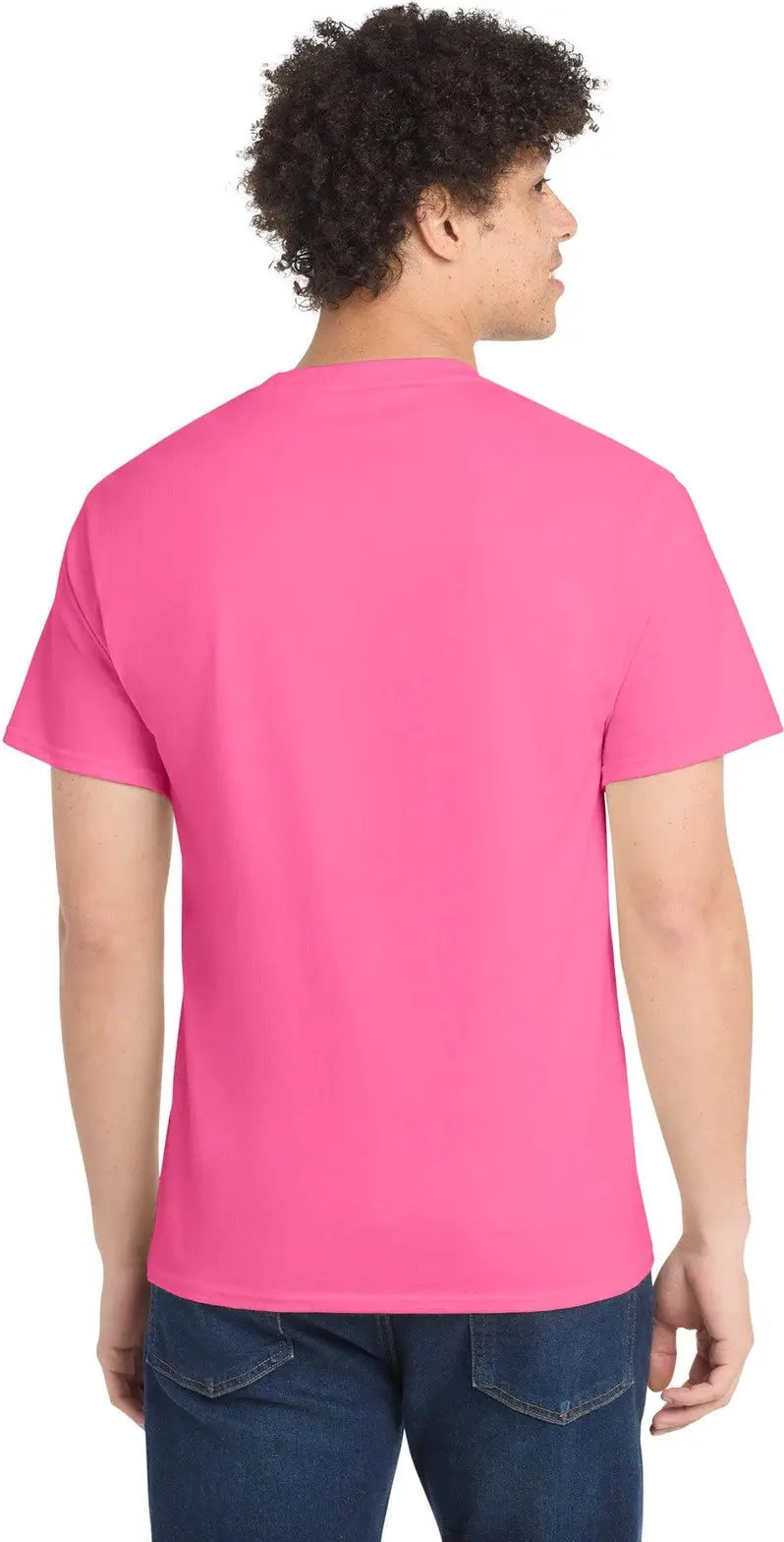 Port & Company Pc54 co Core Cotton Tee - Neon Pink