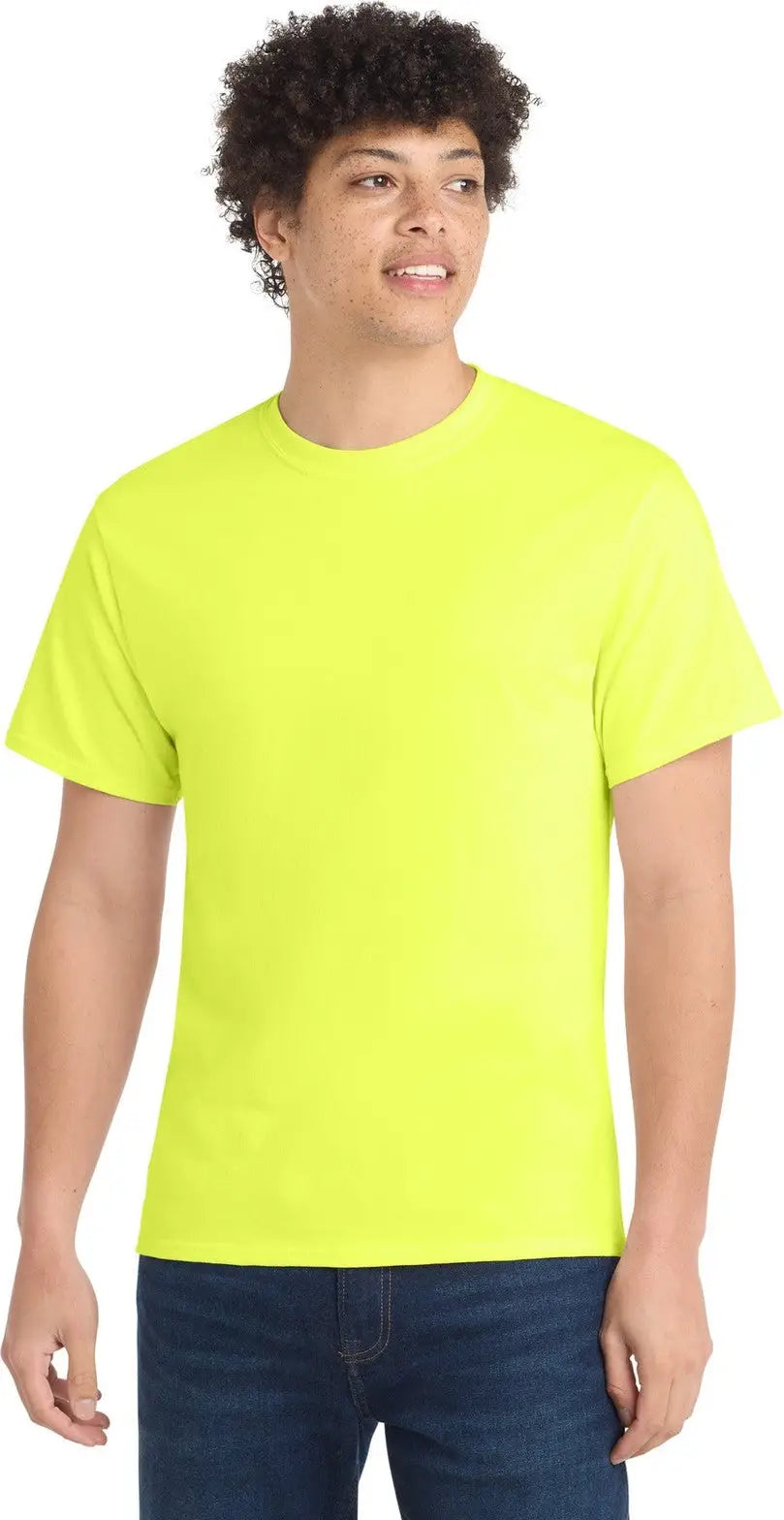 Port & Company Pc54 co Core Cotton Tee - Neon Yellow - Adult s