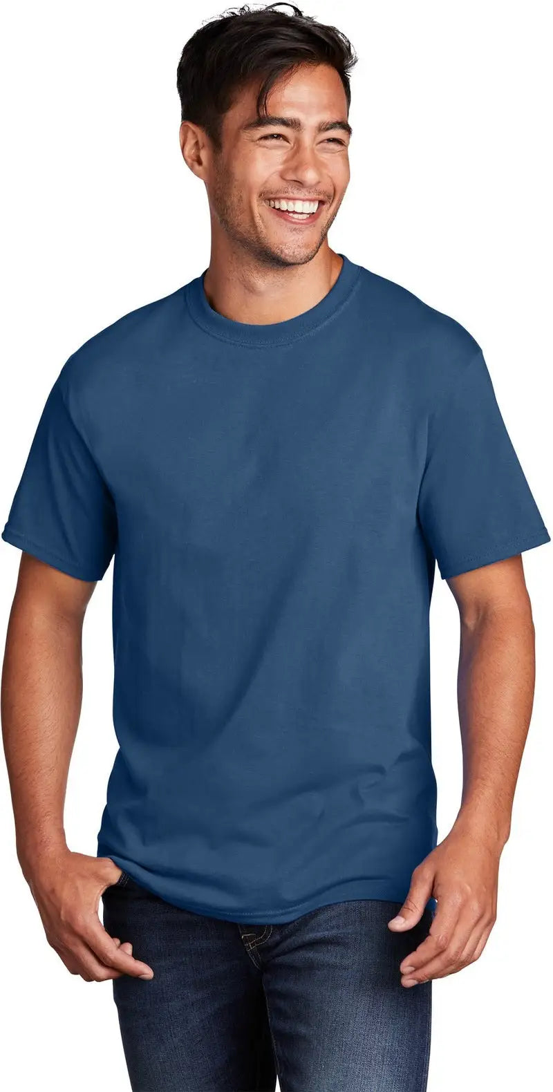 Port & Company Pc54 co Core Cotton Tee - Neptune Blue - Adult s