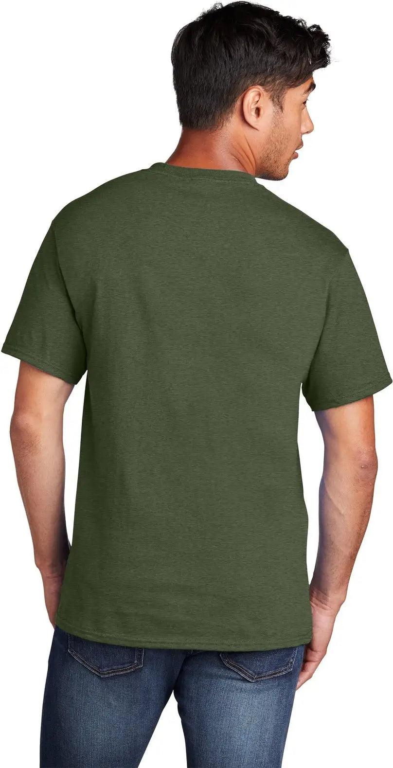 Port & Company Pc54 co Core Cotton Tee - Olive Drab Green Heather