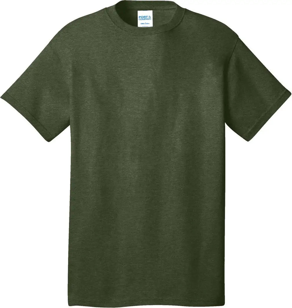 Port & Company Pc54 co Core Cotton Tee - Olive Drab Green Heather