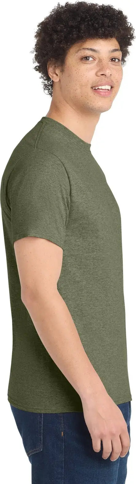 Port & Company Pc54 co Core Cotton Tee - Olive Drab Green Heather
