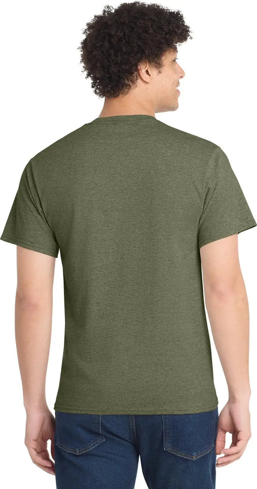 Port & Company Pc54 co Core Cotton Tee - Olive Drab Green Heather