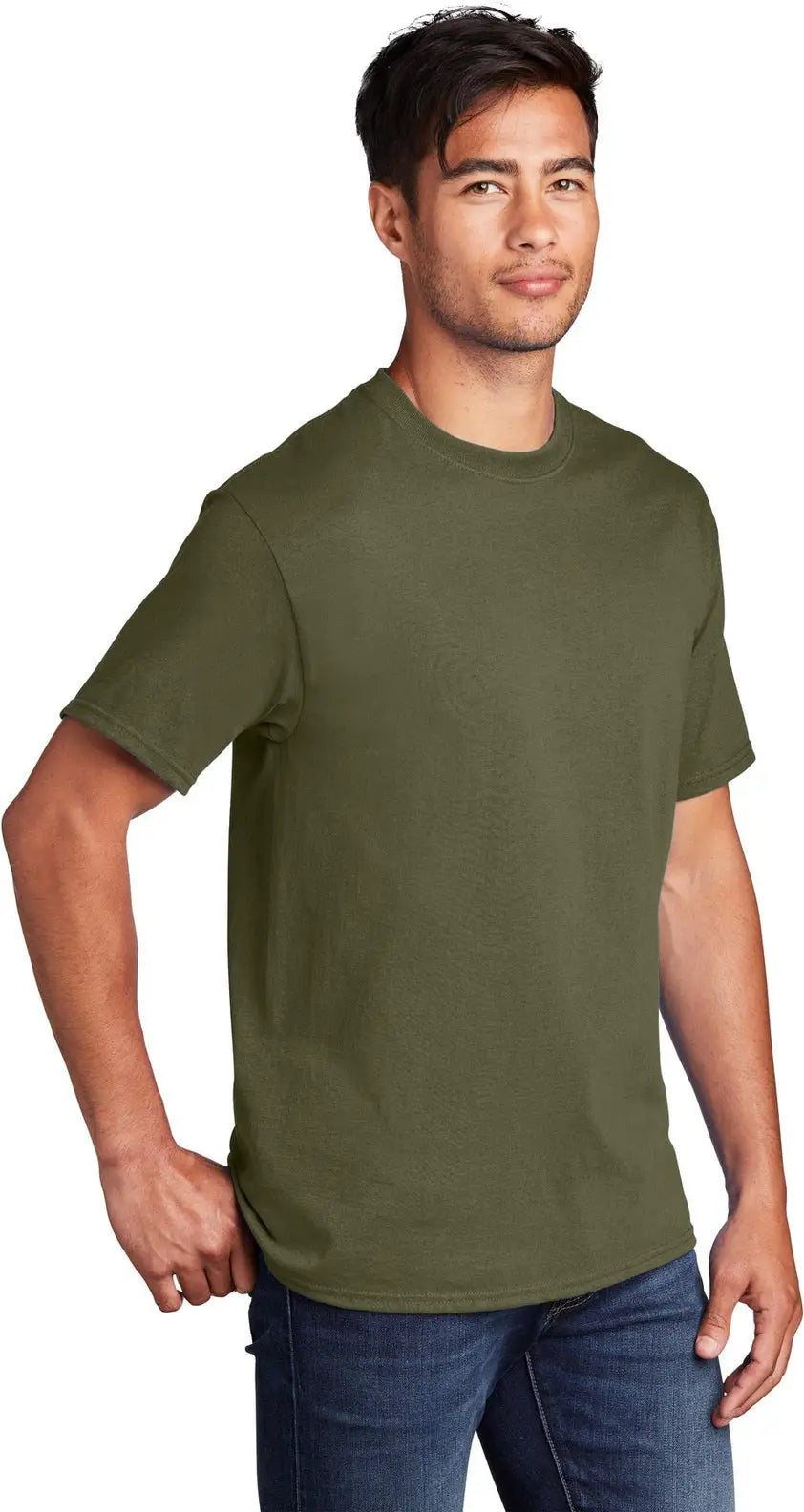 Port & Company Pc54 co Core Cotton Tee - Olive Drab Green