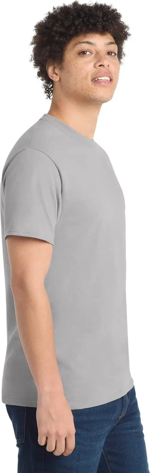Port & Company Pc54 co Core Cotton Tee - Silver