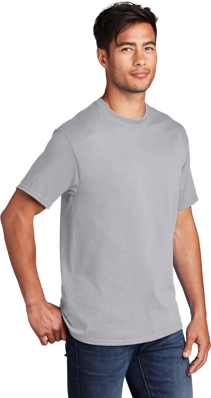 Port & Company Pc54 co Core Cotton Tee - Silver