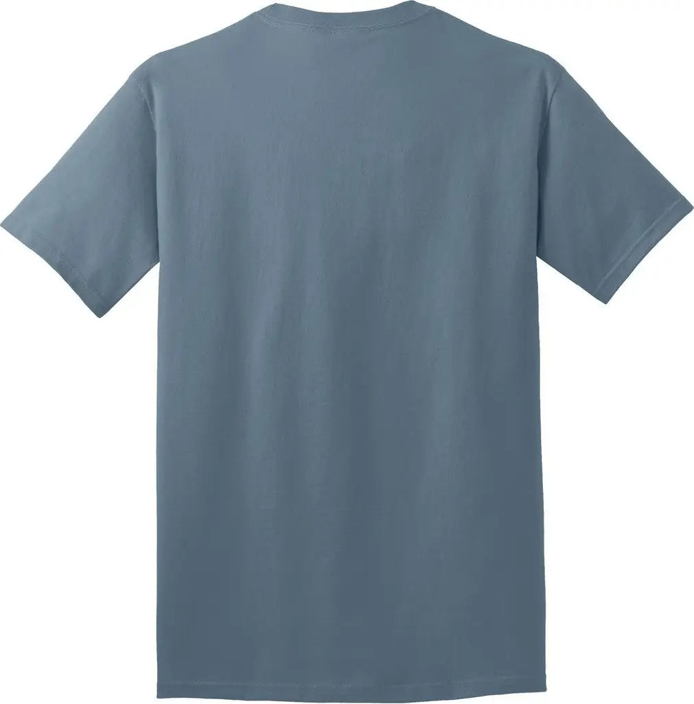 Port & Company Pc54 co Core Cotton Tee - Stonewashed Blue