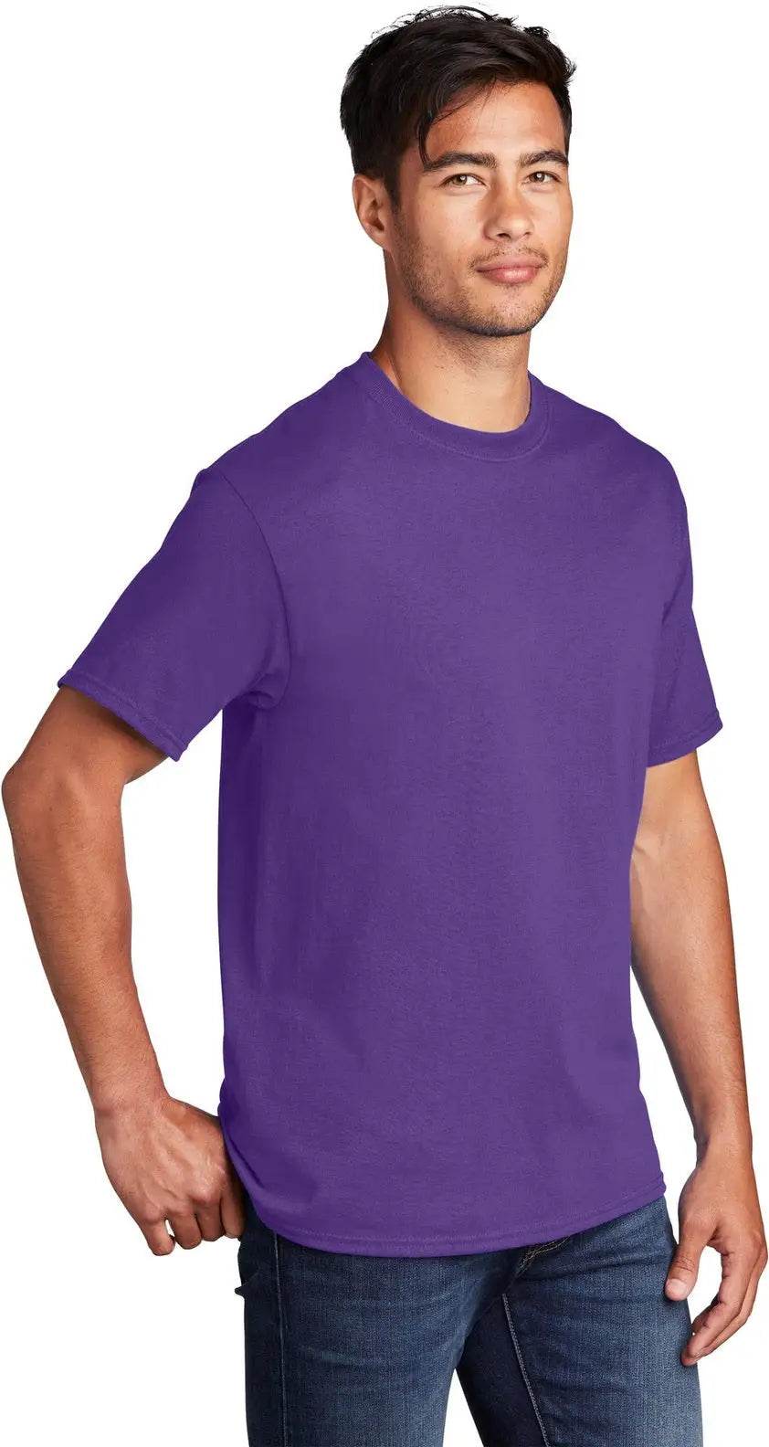 Port & Company Pc54 co Core Cotton Tee - Team Purple