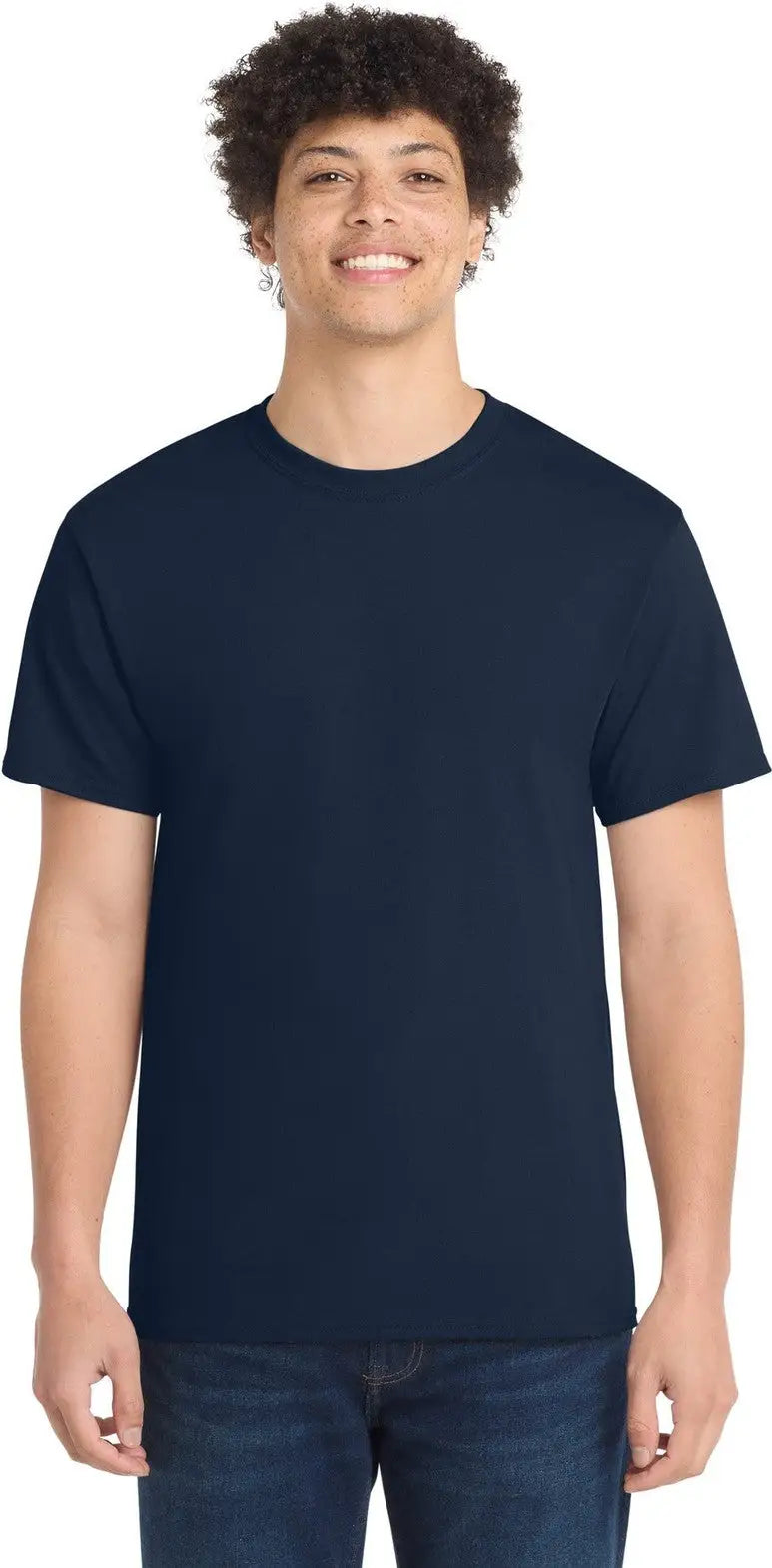 Port & Company Pc54 co Core Cotton Tee - True Navy