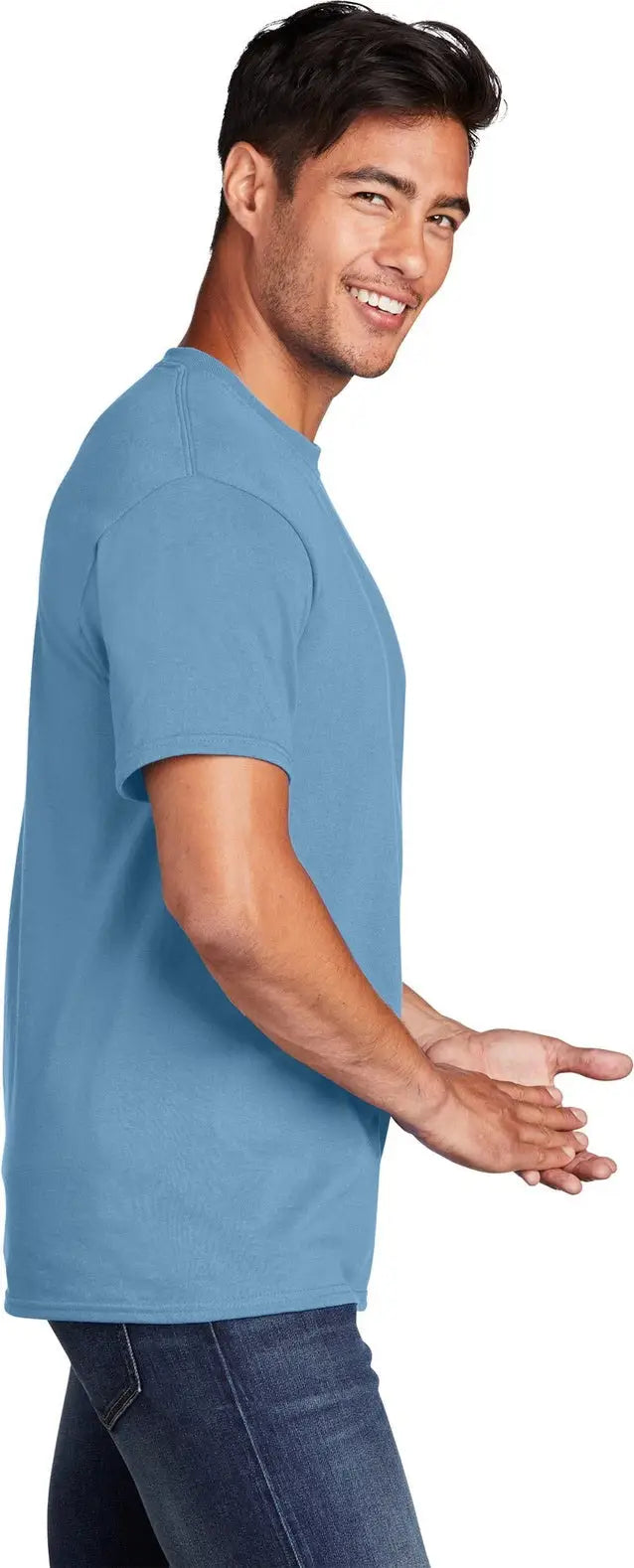 Port & Company Pc54 co Core Cotton Tee - Tundra Blue