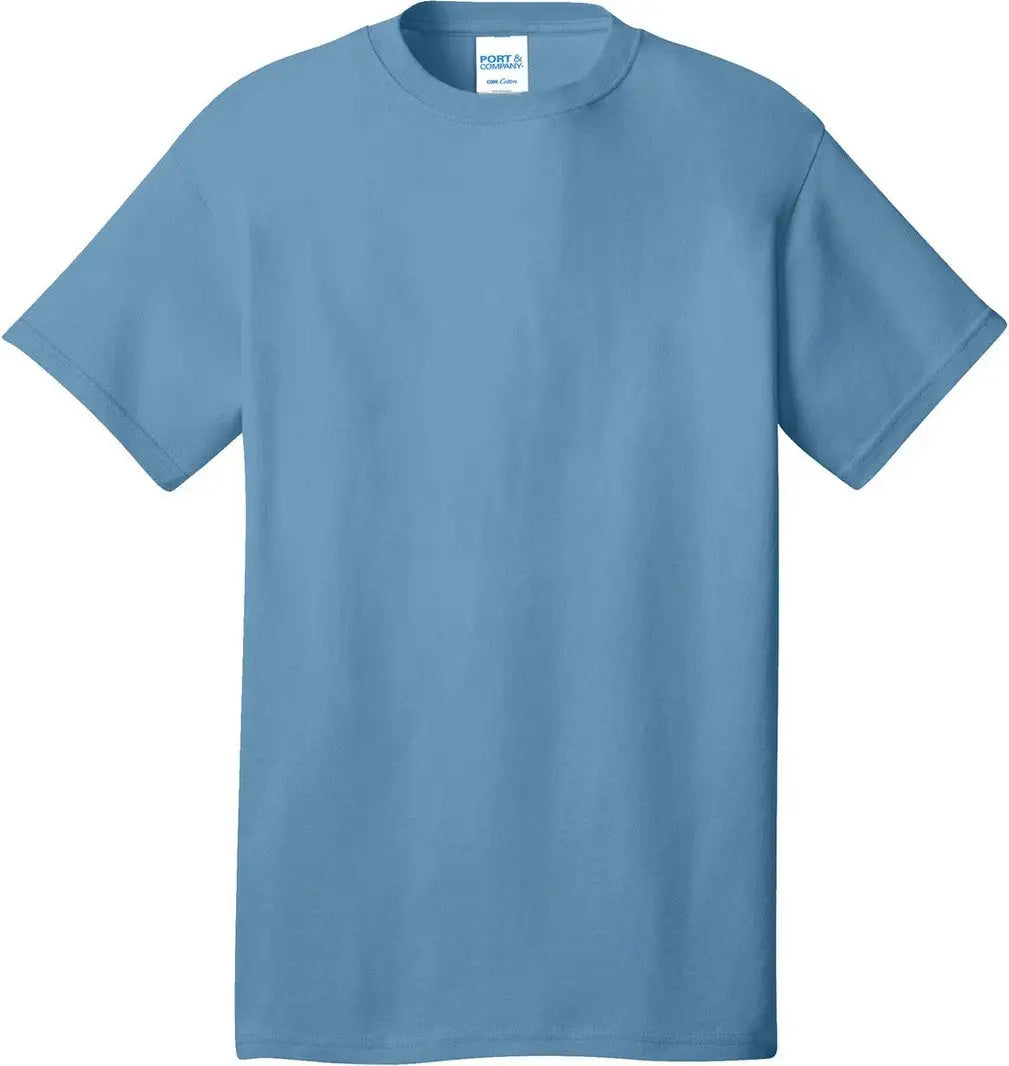 Port & Company Pc54 co Core Cotton Tee - Tundra Blue