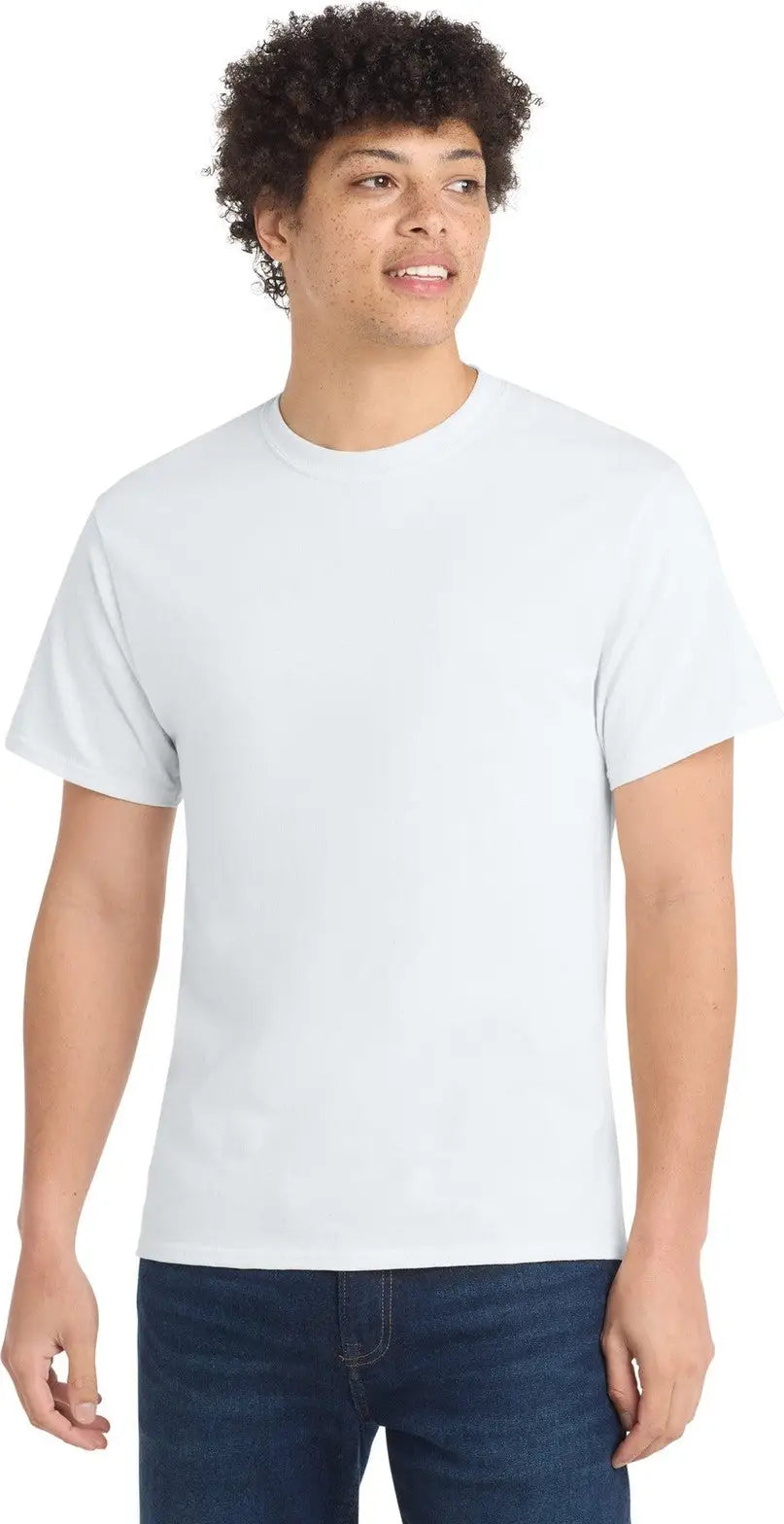 Port & Company Pc54 co Core Cotton Tee - White - Adult s