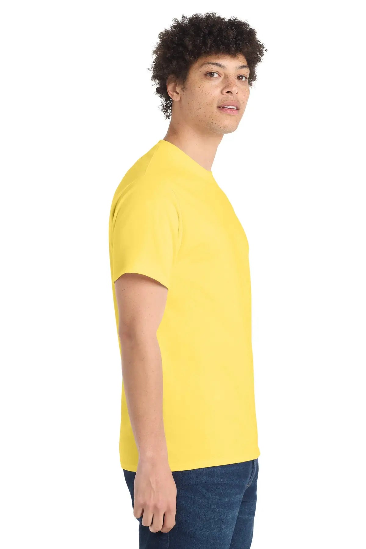 Port & Company Pc54 co Core Cotton Tee - Yellow