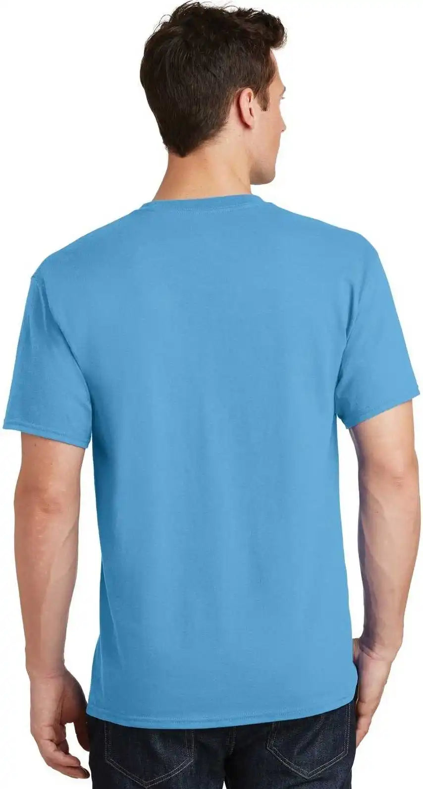 Port &amp; Company Pc54 Core Cotton Tee Aquatic Blue