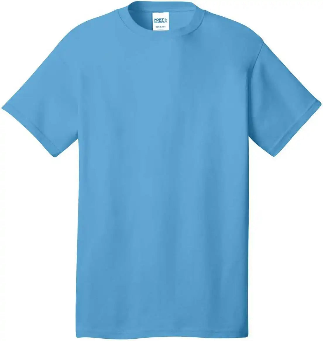 Port &amp; Company Pc54 Core Cotton Tee Aquatic Blue