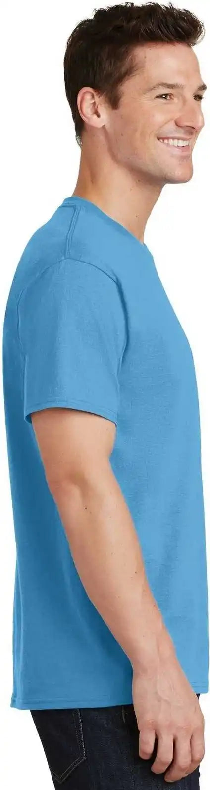 Port &amp; Company Pc54 Core Cotton Tee Aquatic Blue