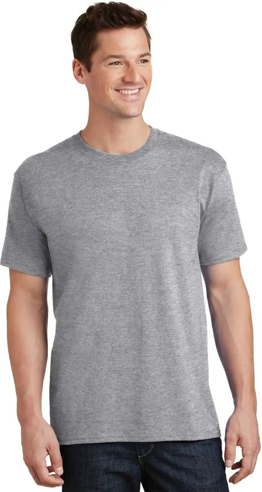 Port &amp; Company Pc54 Core Cotton Tee Athletic Heather