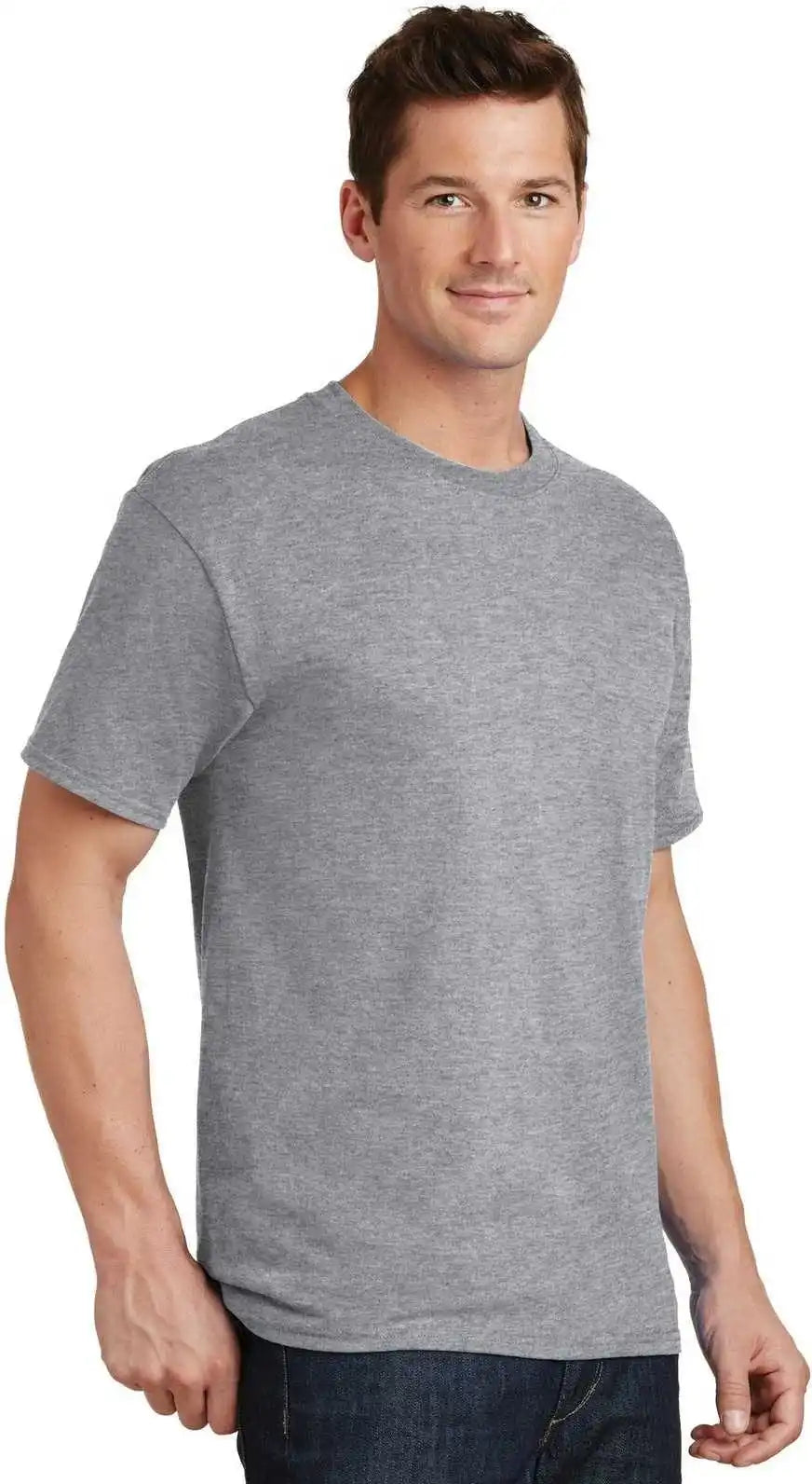 Port &amp; Company Pc54 Core Cotton Tee Athletic Heather