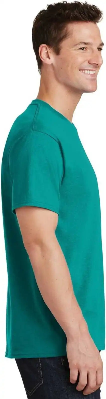 Port &amp; Company Pc54 Core Cotton Tee Bright Aqua