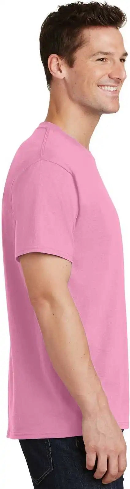 Port &amp; Company Pc54 Core Cotton Tee Candy Pink