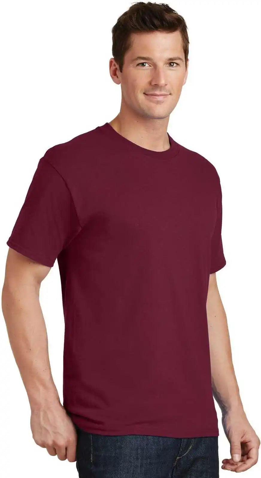 Port &amp; Company Pc54 Core Cotton Tee Cardinal