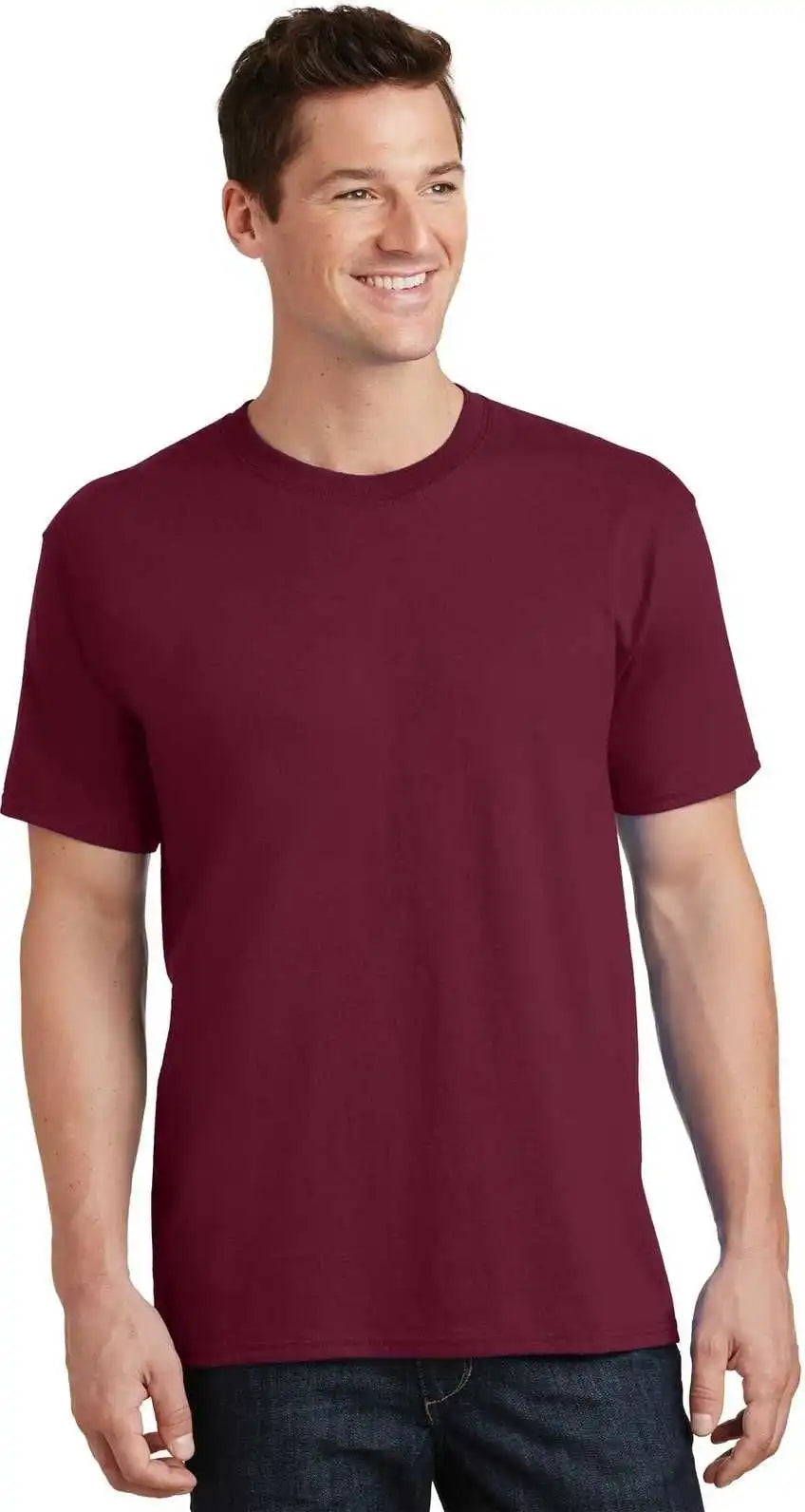 Port &amp; Company Pc54 Core Cotton Tee Cardinal