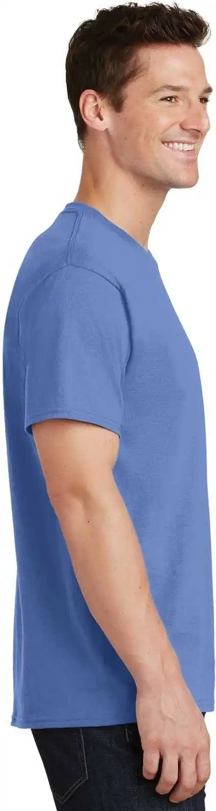 Port &amp; Company Pc54 Core Cotton Tee Carolina Blue