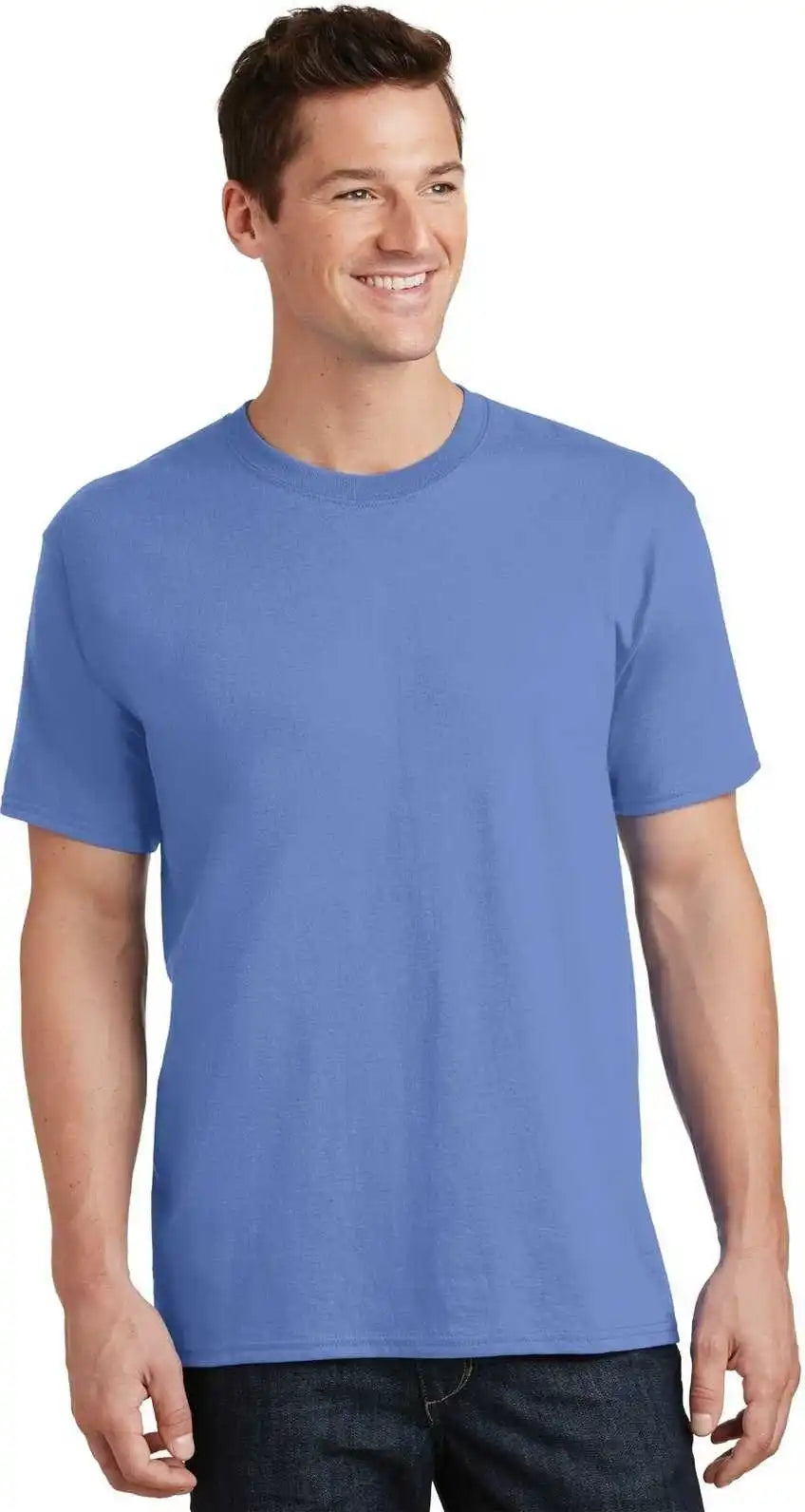 Port &amp; Company Pc54 Core Cotton Tee Carolina Blue