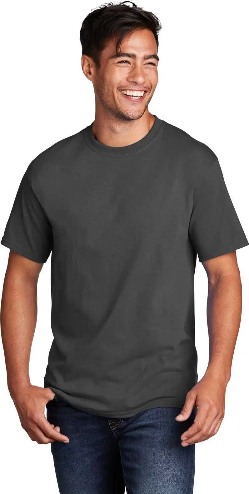 Port &amp; Company Pc54 Core Cotton Tee Coalgrey