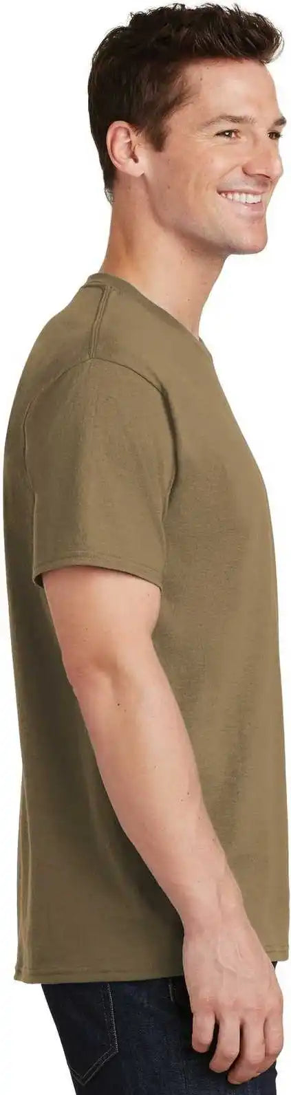 Port &amp; Company Pc54 Core Cotton Tee Coyote Brown
