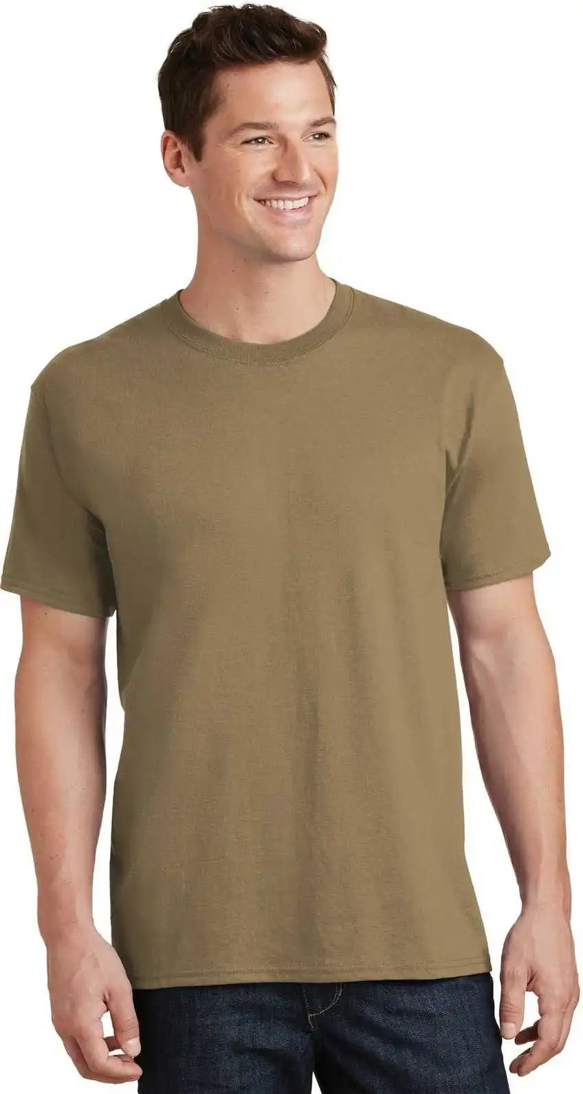 Port & Company Pc54 Core Cotton Tee Coyote Brown