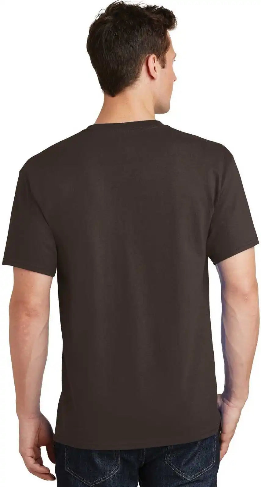 Port & Company Pc54 Core Cotton Tee Dark Chocolate Brown
