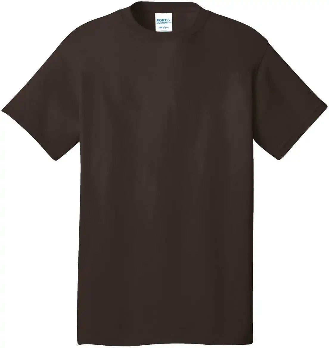 Port &amp; Company Pc54 Core Cotton Tee Dark Chocolate Brown