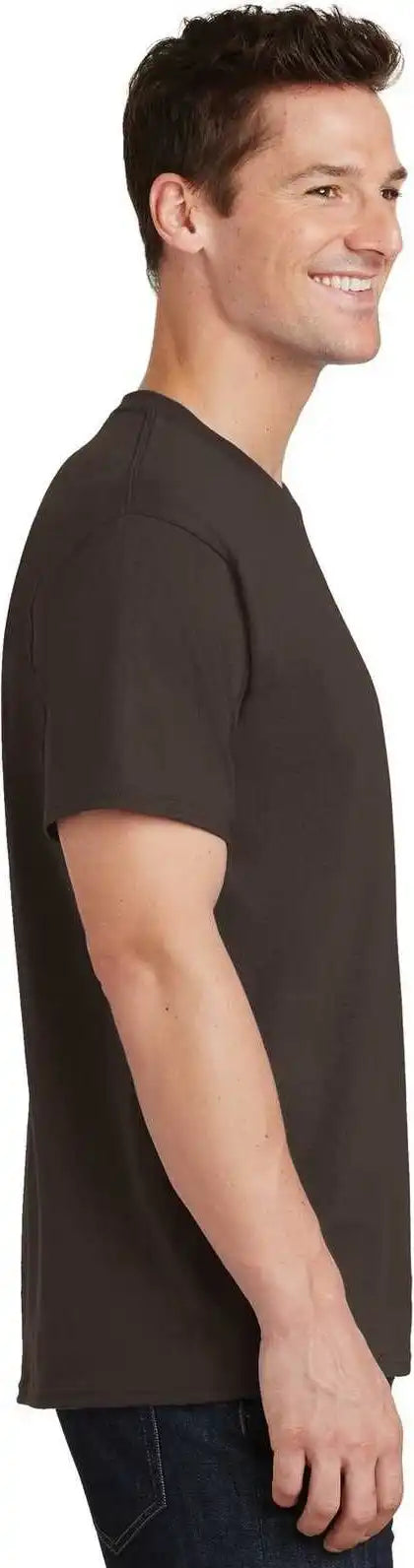 Port &amp; Company Pc54 Core Cotton Tee Dark Chocolate Brown