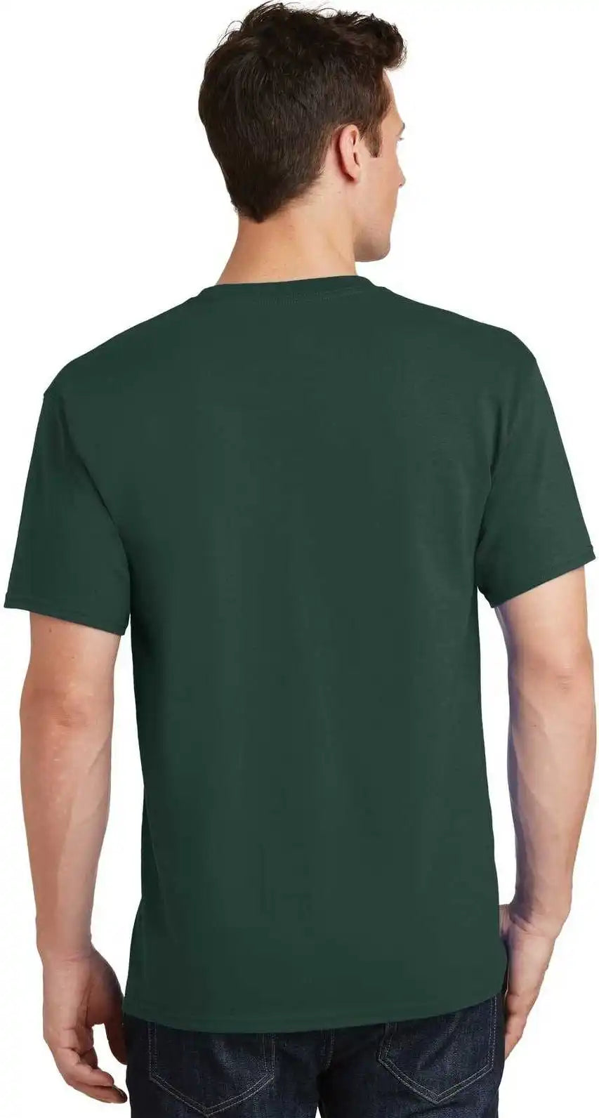 Port &amp; Company Pc54 Core Cotton Tee Dark Green
