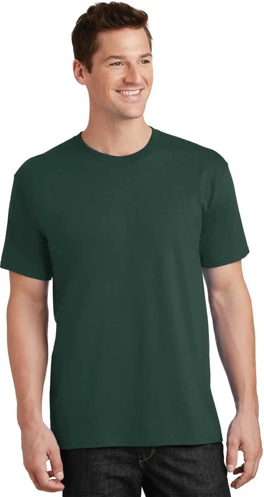 Port &amp; Company Pc54 Core Cotton Tee Dark Green