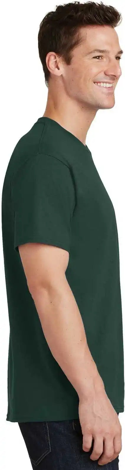 Port &amp; Company Pc54 Core Cotton Tee Dark Green