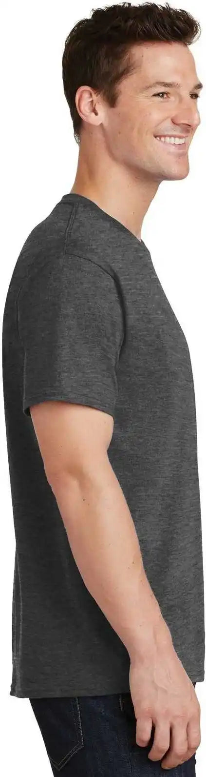 Port &amp; Company Pc54 Core Cotton Tee Dark Heather Gray