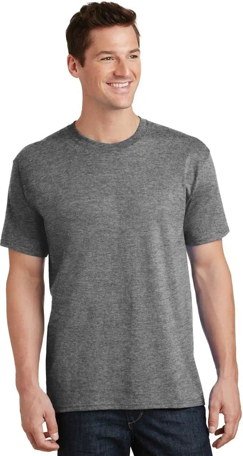 Port & Company Pc54 Core Cotton Tee Graphite Heather