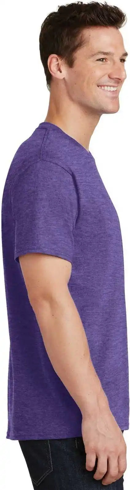 Port &amp; Company Pc54 Core Cotton Tee Heather Purple