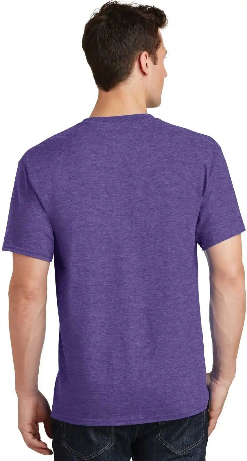 Port & Company Pc54 Core Cotton Tee Heather Purple