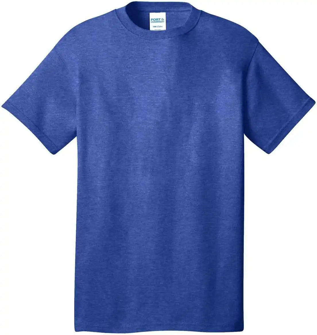 Port &amp; Company Pc54 Core Cotton Tee Heather Royal
