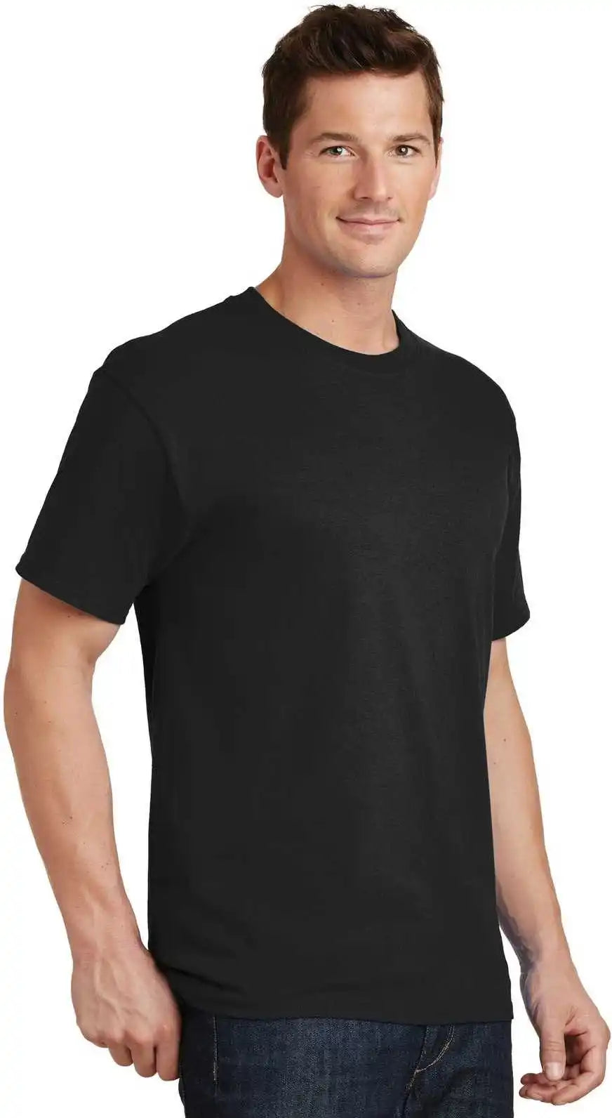 Port &amp; Company Pc54 Core Cotton Tee Jet Black