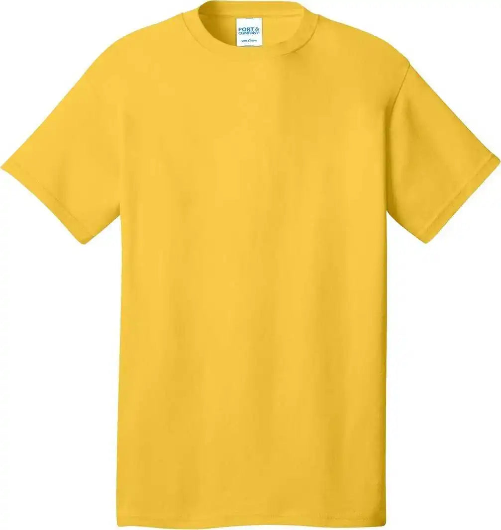 Port & Company Pc54 Core Cotton Tee Lemonyllw