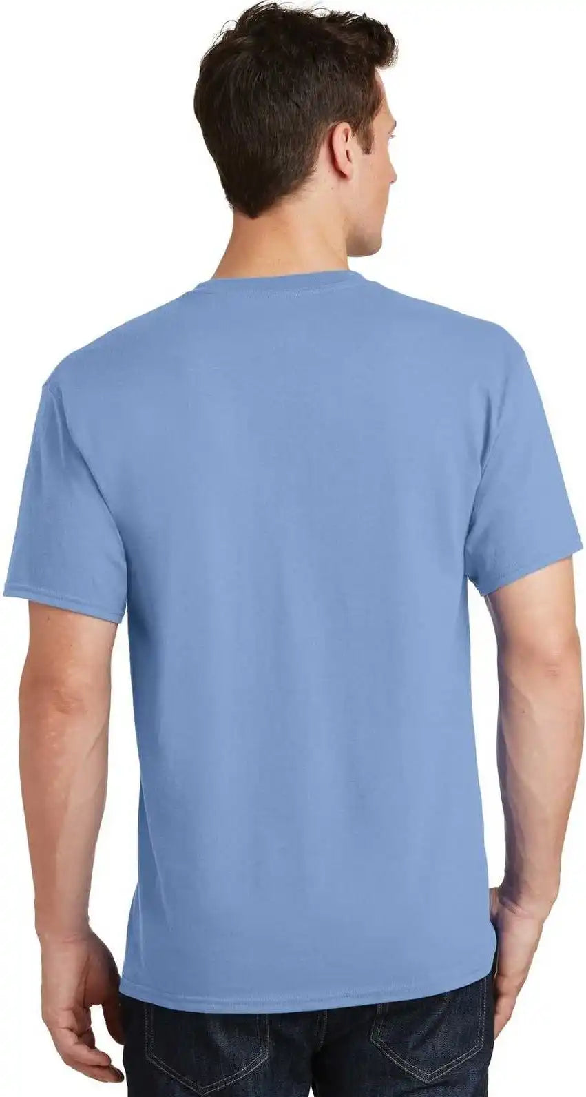 Port &amp; Company Pc54 Core Cotton Tee Light Blue